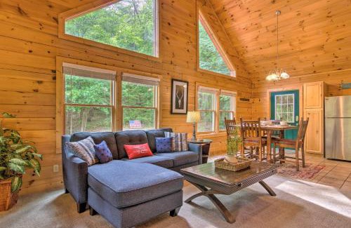 Lake Lure Casa | Moonshine Manor Cabin with Hot Tub, Near Lake Lure