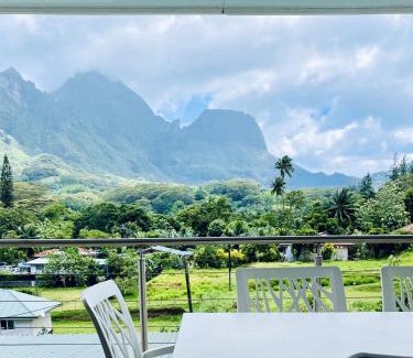 Paopao Villa | Moorea villa neuve, vue panoramique - Painapo Lodge Ho'e