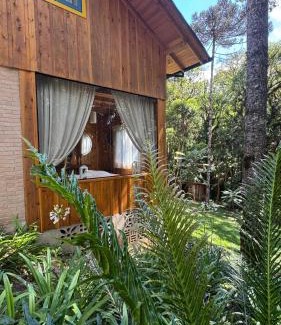 Campo Alegre Chalet De Esquí | Morada Alma Gêmea Chalé casal hidro e mirante