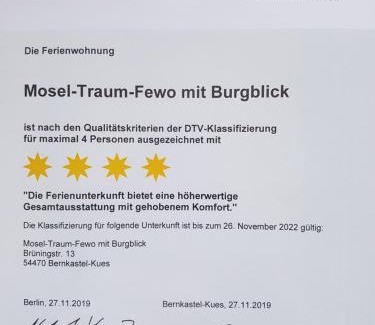 Historic Downtown Apartamento | Moseltraum-Fewo mit Klimaanlage-Burgblick und Balkon