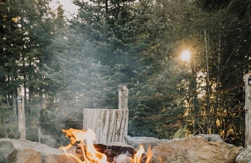 Forks Alquiler De RV | Mossquatch Resort Tent 5- Upgrade your camping experience!
