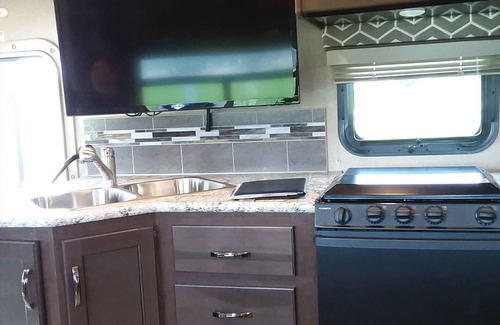 Hummelstown Casa | Motor coach, at Hershey camping resort.