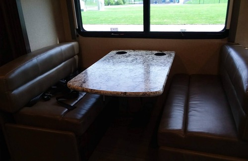 Hummelstown Casa | Motor coach, at Hershey camping resort.