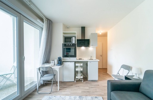 Bondy Apartamento | Moulin à Vent A03 - Studio avec terrasse
