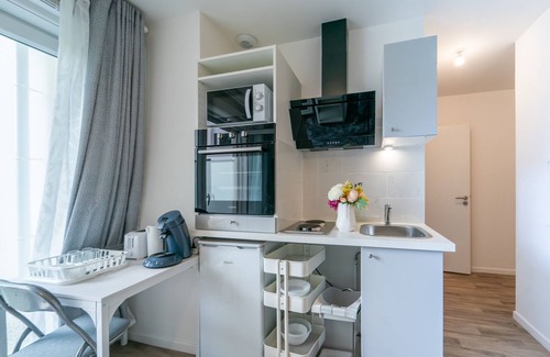 Bondy Apartamento | Moulin à Vent A03 - Studio avec terrasse