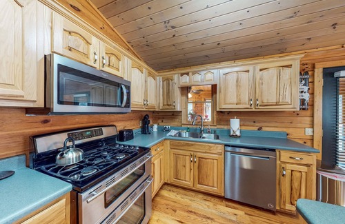 Rabun Gap Cabina | mountain cabin with deck, sunroom, grill, fireplace, arcade, & wifi - dogs ok
