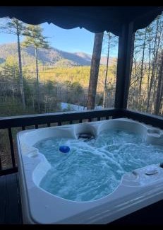 Sautee Nacoochee Casa | Mountain-top Cabin Get-away with Hot tub and a View