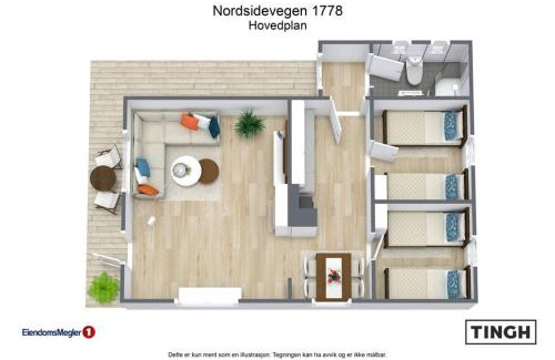 Andalsnes Casa | Mountain view cabin