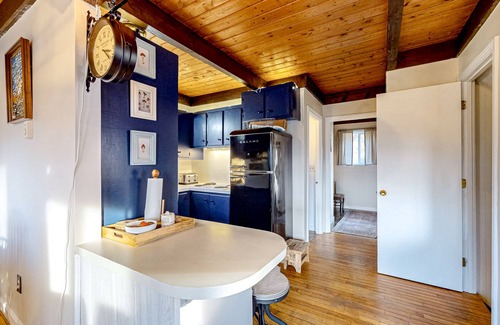 Whitefield Casa | Mountain-view cottage with inviting deck, fireplace & washer/dryer