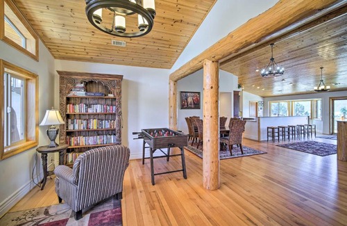 Baldwin Lake Casa | Mountain-View Home in Big Bear with Wraparound Deck