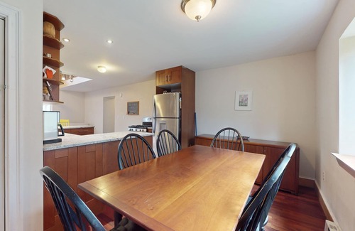 Morrisville Casa | Mountain view house w/ two fireplaces, BBQ, w/d, jacuzzi, wifi, a/c