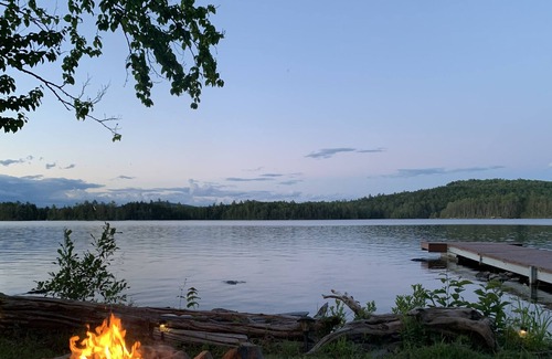 The Forks Cabina | Moxie Lake, Private Water Front Home, West Forks Maine