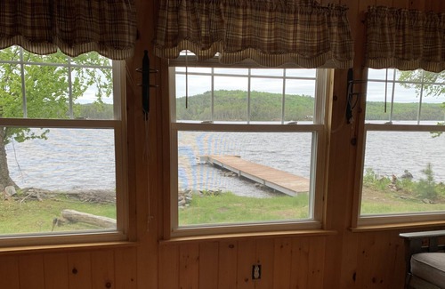 The Forks Cabina | Moxie Lake, Private Water Front Home, West Forks Maine