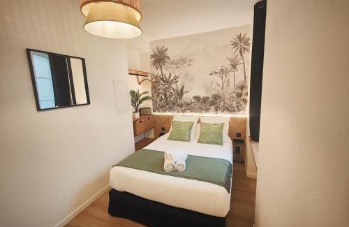 Cancale Apartamento | MRODBNB - Appart Neuf - Aperçu Mer - 25m Plage & Resto - Ciné - Cheminée - Popcorn