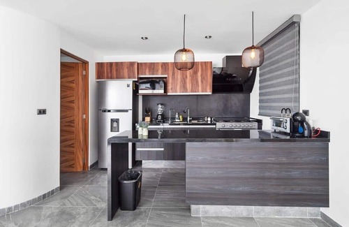 Querétaro Apartamento | MS Suite Inmejorable Vista Alberca Milenio
