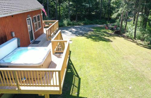 Wardsboro Casa | Mt Snow Home with Privacy Hot Tub Firepit