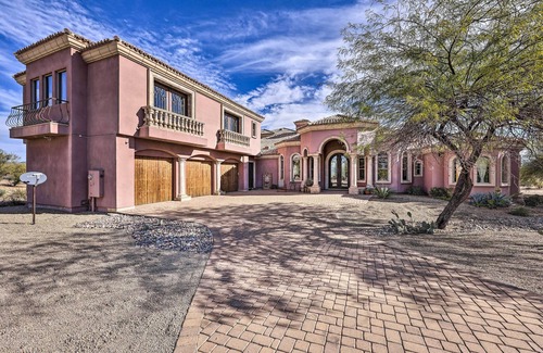 Rio Verde Foothills Villa | Mtn-View Gem w/ Pool, BBQ & Fire Pit in Scottsdale