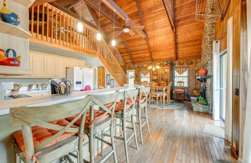 Almond Casa | Mtn-View Home with Deck, Fire Pit and BBQ in Almond