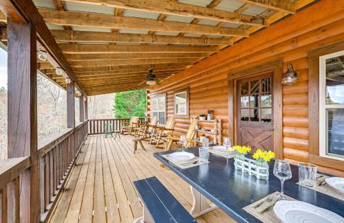 Franklin Casa | Mtn Views, Yard, and Fire Pit Multi-Level Cabin