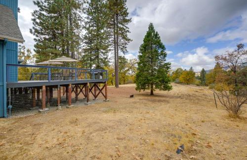 Coarsegold Casa | Mudge Ranch Retreat near Bass Lake with EV Charger