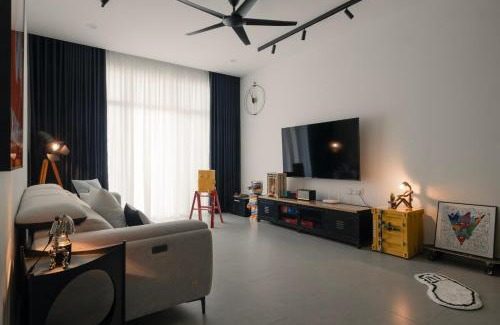 Central Seberang Perai Apartamento | Muji Style Minimalist Room