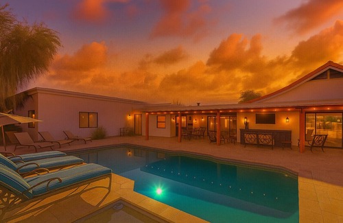 Paradise Valley Village Casa | Multi-Million Dollar Estate, Pickle Ball, Heated Pool, Spa, B-Ball, Putt-Putt