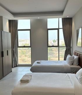 Al Khuwair Apartamento | Muscat City Stay-2BR Apt 201 near Grand & Avenue Mall