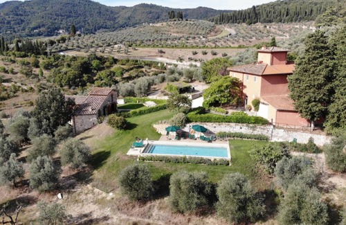 San Donato in Collina Villa | My Exclusive Italy - Enchanting Villa with Pool surrounded by vineyards