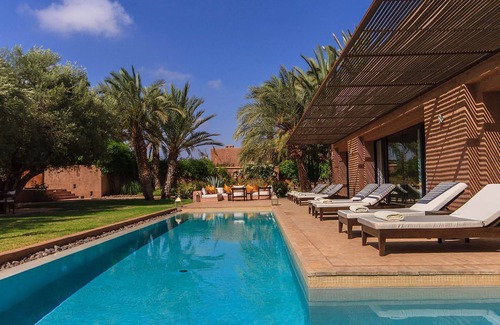 Tameslouht Villa | Villa en Moussiha con 6 habitaciones, capacidad 12