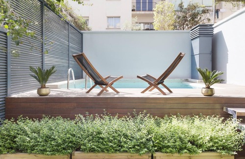 Sant Gervasi Apartamento | My Space Barcelona: 2 Apart. con piscina privada en Sant Gervasi para 20 pax