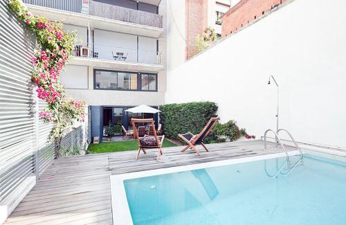 Sant Gervasi Apartamento | My Space Barcelona Private Pool Garden