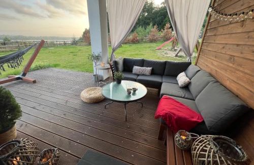 Kartuzy Villa | Na Kaszubskim Wzgórzu z sauną i banią