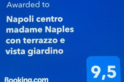 Rione Sanita Apartamento | Napoli centro madame Naples con terrazzo e vista giardino