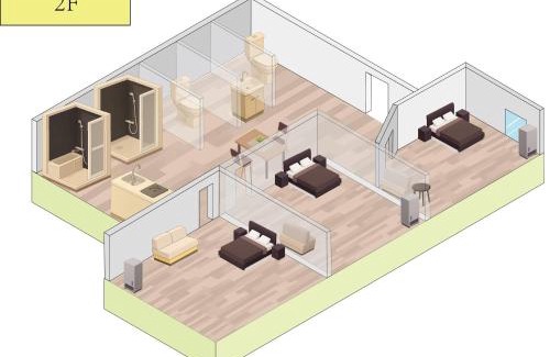 Horikiri Apartamento | Natsumi ホテル 2F 成田机场-羽田机场-上野 一线直达