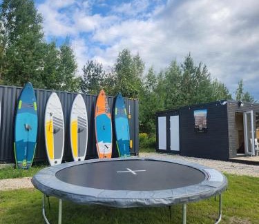 Jurmala Otro | Natura Park Jurmala campsite with tent sites near a river