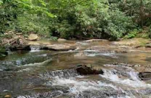 Marshall Cabina | Natural Spring Fed "Cedar Hot Tub" - 120 Private Acres, water fall & trails