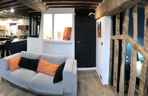 Port-en-Bessin-Huppain Apartamento | Apartamento con encanto "Maison des Evêques 1"