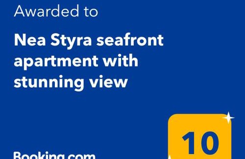 Nea Styra Apartamento | Nea Styra seafront apartment with stunning view