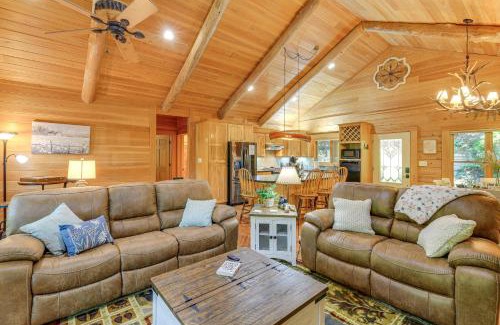 North Fork Township Casa | Near Boone-Custom Built Cabin 3 BR 3 BA with Hot Tub