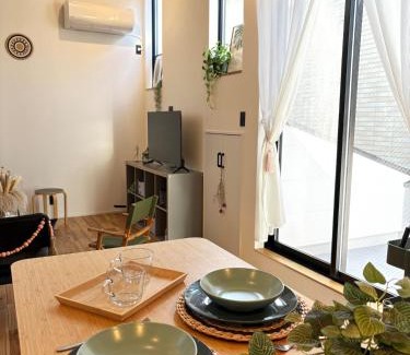 Adachi Apartamento | Near JR Kameari Tokyo - Shades of Green - Japanese House for up to 6 Guests