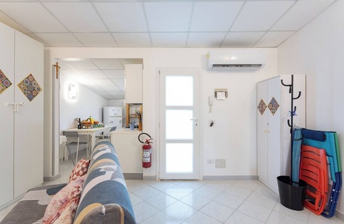Marina di Ragusa Apartamento | CERCA DEL MAR panorámica y la ubicación central de la casa.