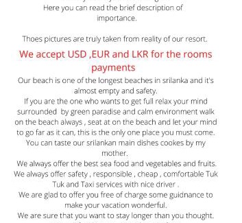 Tangalle Cama Y Desayuno | Neem Jay Beach Resort
