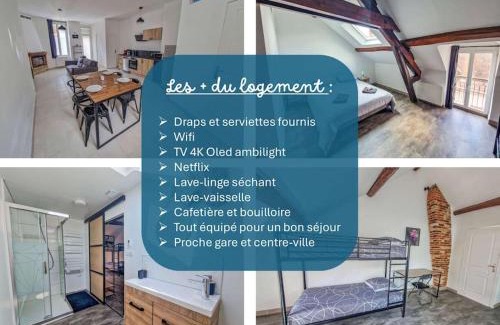 Montargis Apartamento | NETFLIX and CHILL, Maison duplex