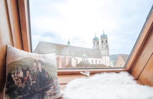 Bad Saeckingen Apartamento | NEU Deluxe Suite Münsterblick, Maisonette, Kingsize Bett, Küche, Netflix, Aussicht, E-Kamin