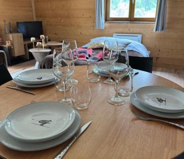 Entremont Apartamento | NEUF chalet 2p Le Suet JACUZZI privatif