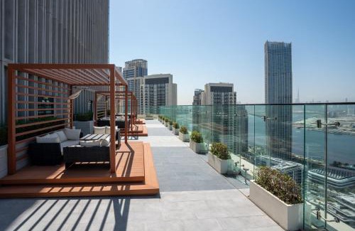 Old Dubai Apartamento | New 1BR in Creek Island with Balcony, Pool & Gym