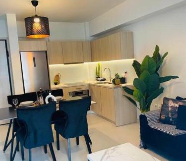 Kallithea Apartamento | New 2BD aprt with Shared Rooftop Pool D3