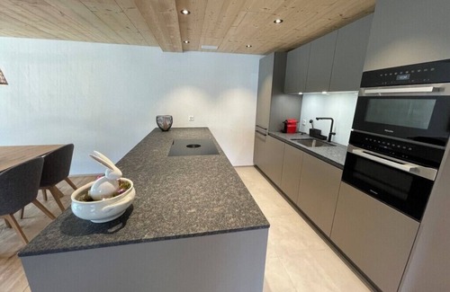 Brienz Apartamento | New 3.5 room apartment with chalet interior, terrace and views of the mountains!