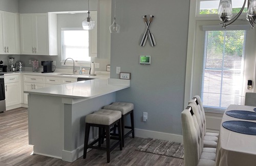 Jarvisburg Casa | New 3-bedroom townhome near OBX beaches with a community pool . Outside lounge