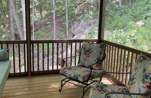 Black Mountain Casa | New 6-bedroom house in quiet Montreat with fitness , AC, WiFi “The Grateful Den”